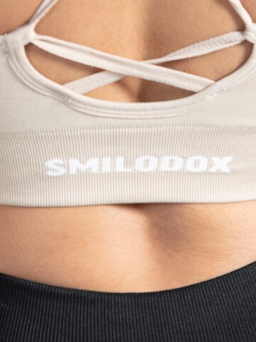 Bustier Haut de sport Smilodox en beige