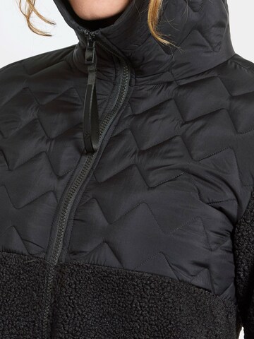 Didriksons Functionele fleece jas 'BIBI' in Zwart
