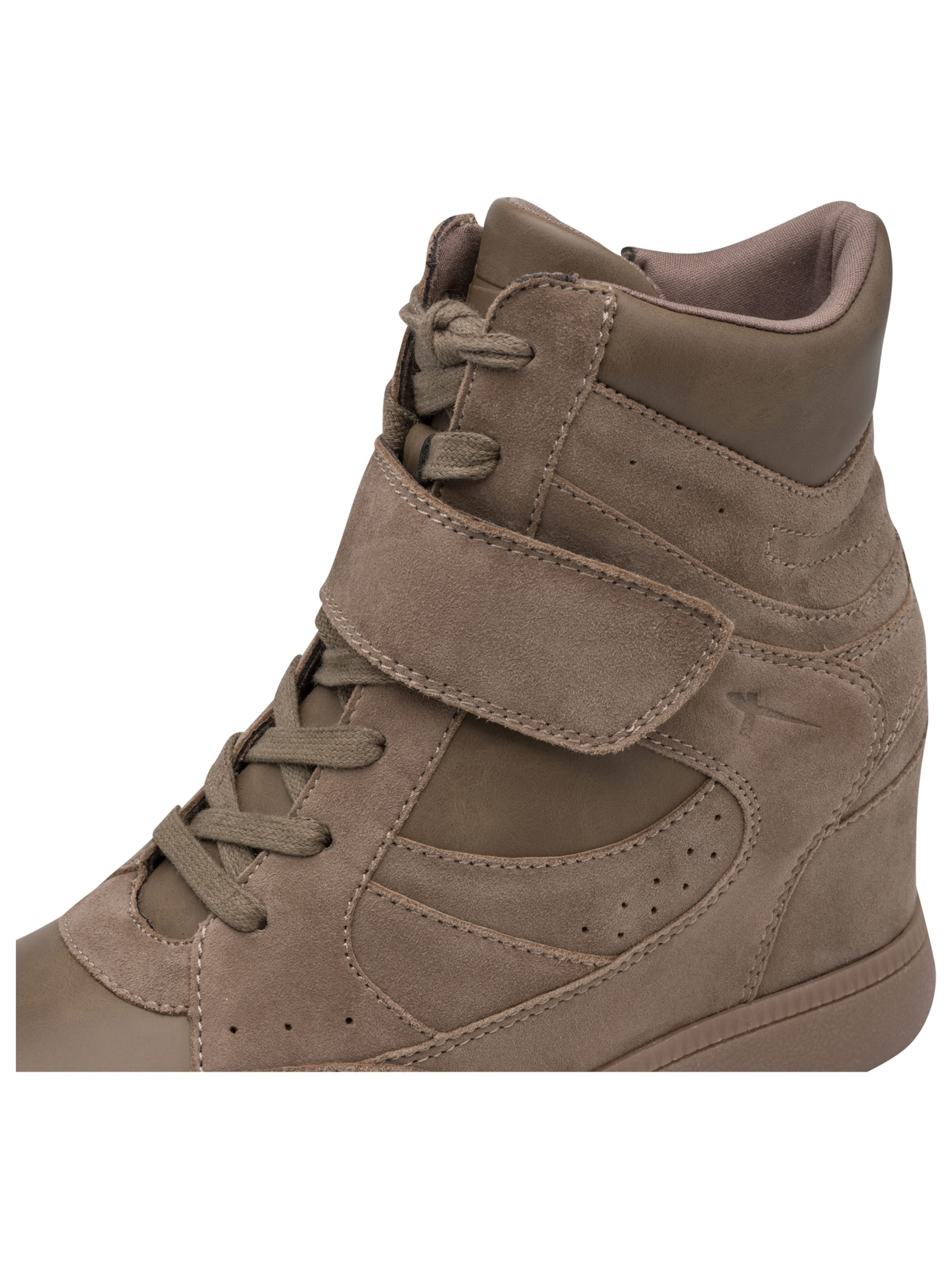 Baskets hautes Tamaris en beige