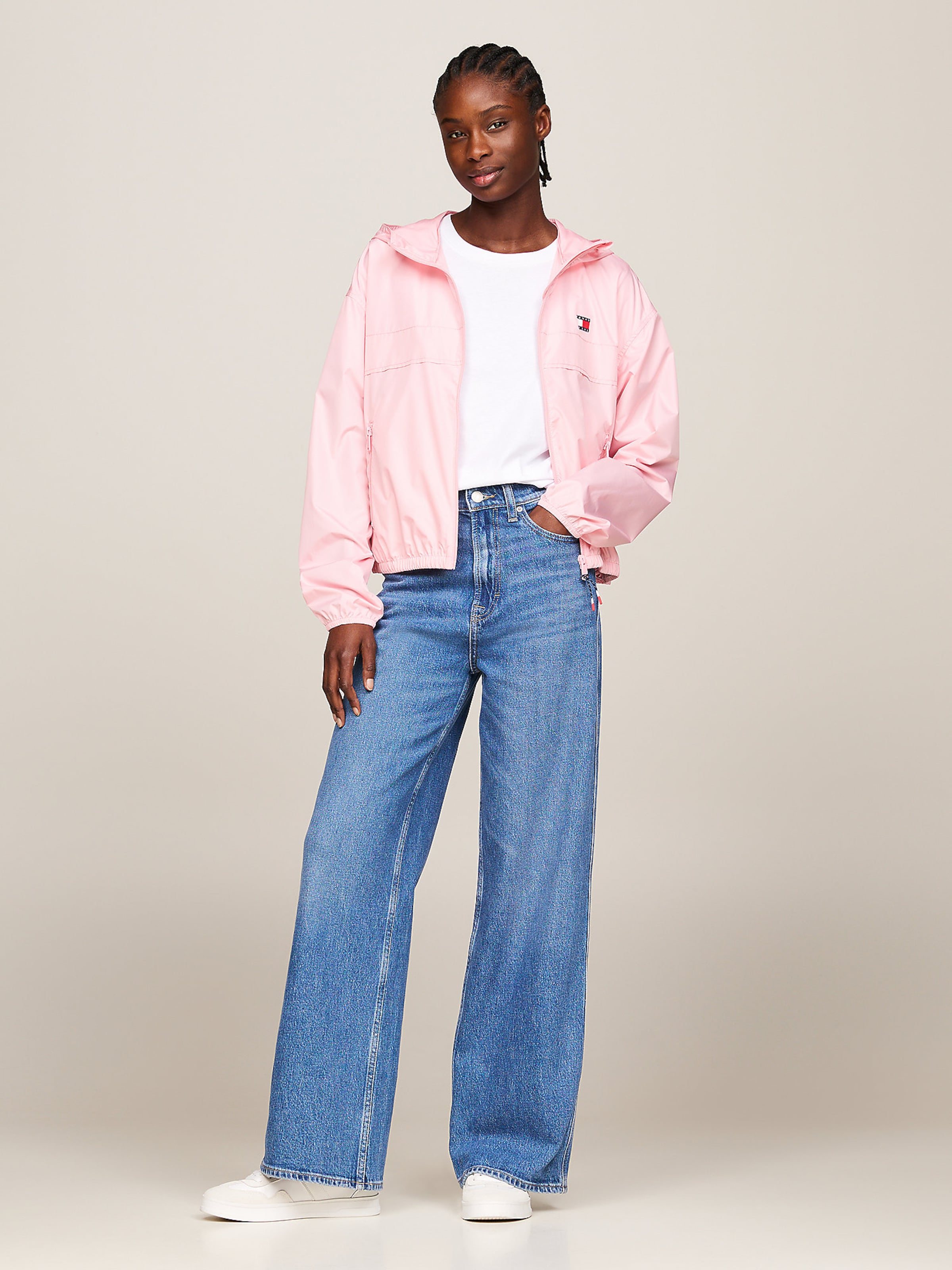 Tommy Jeans Tussenjas CHICAGO in Pink ABOUT YOU