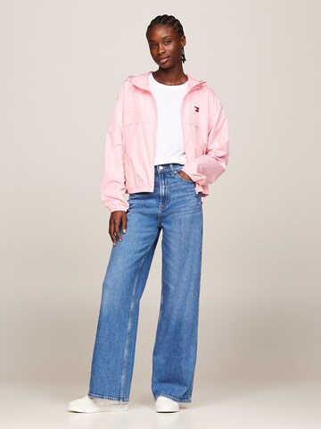 Tommy Jeans Between-Season Jacket 'CHICAGO' in Pink