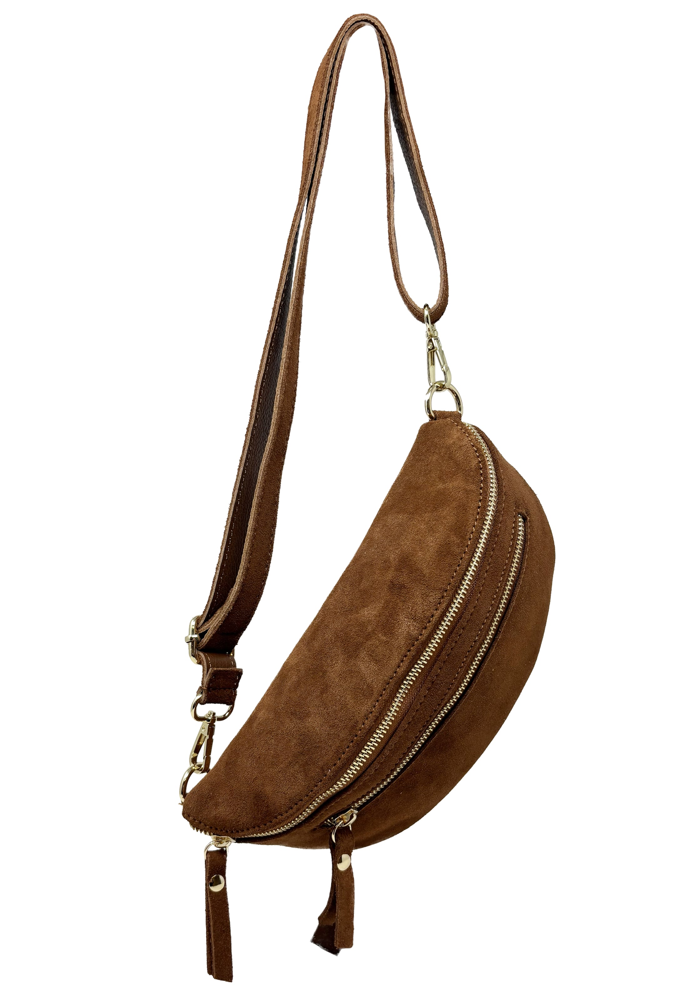 Sac bandoulière CHICCA BORSE en marron : devant