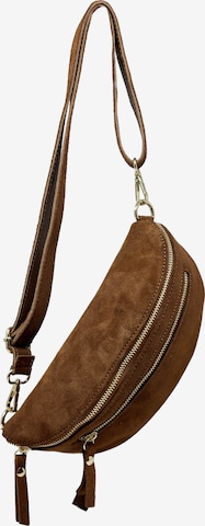 Sac bandoulière CHICCA BORSE en marron : devant