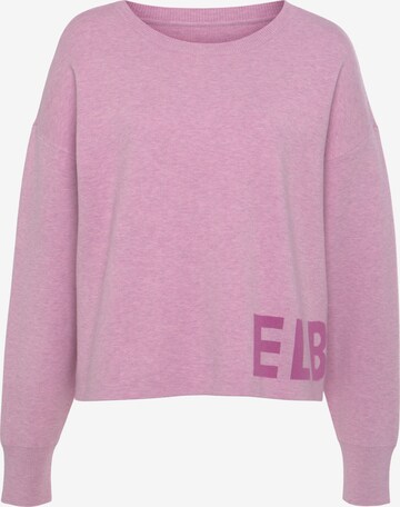 Elbsand Sweater in Pink: front
