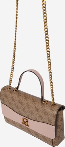 Sac bandoulière 'Nell' GUESS en beige : devant