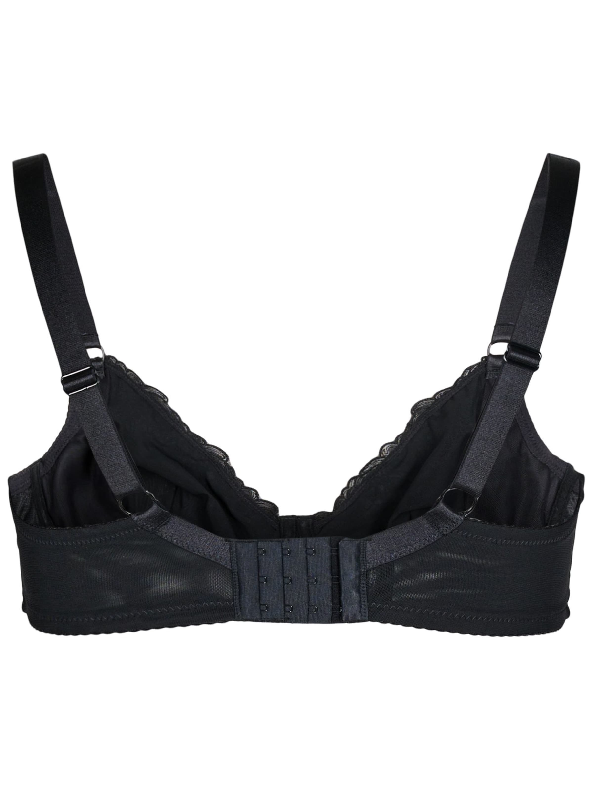 Devoted by Zizzi T-shirt BH 'Lvaleria' i sort