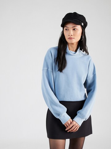 Abercrombie & Fitch Sweatshirt   'ESSENTIAL SUNDAY' in Blau: predná strana