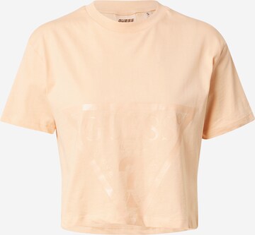 GUESS - Camiseta funcional 'ADELE' en naranja: frente