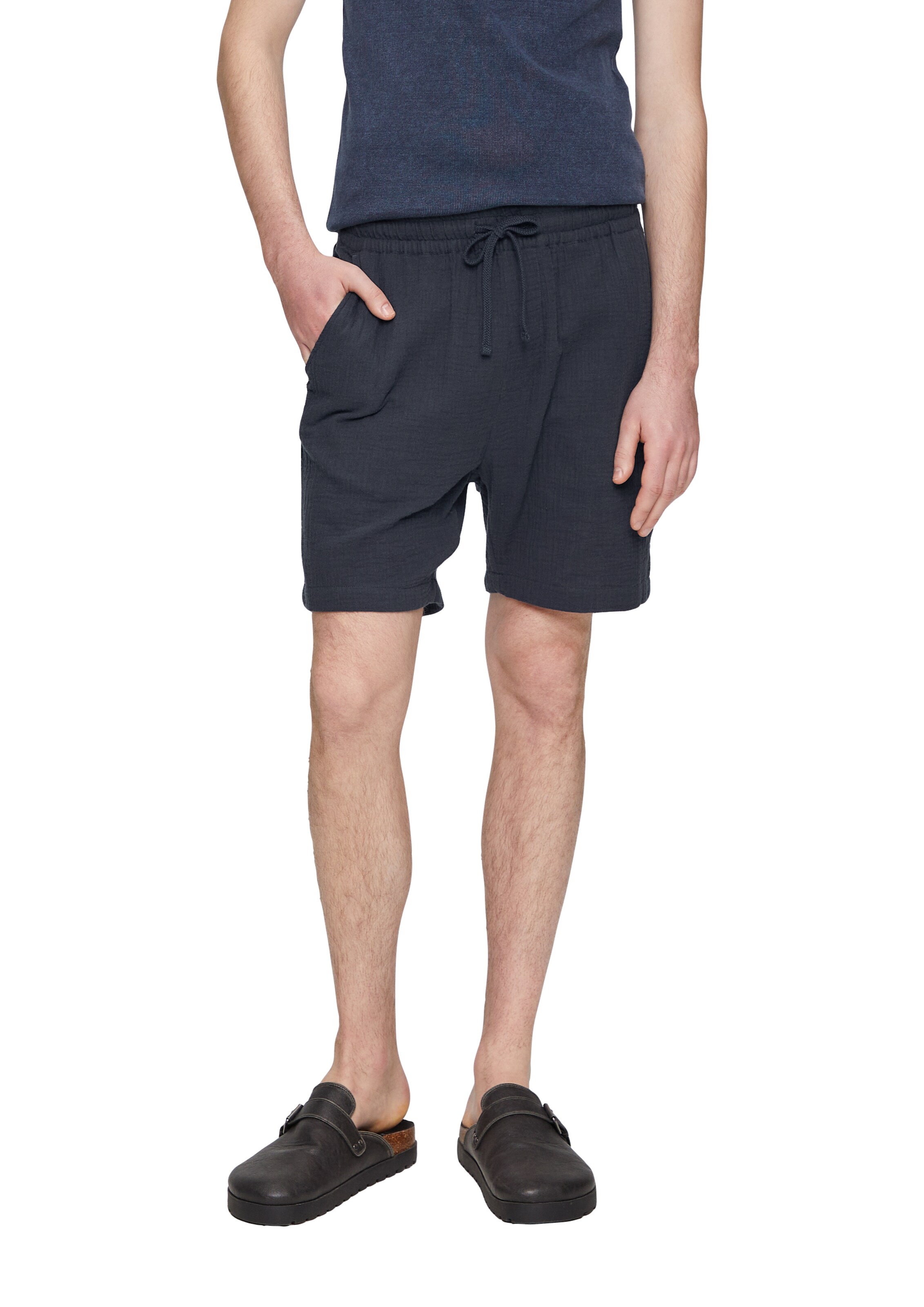 QS Regular Hose in Blau: Vorderseite