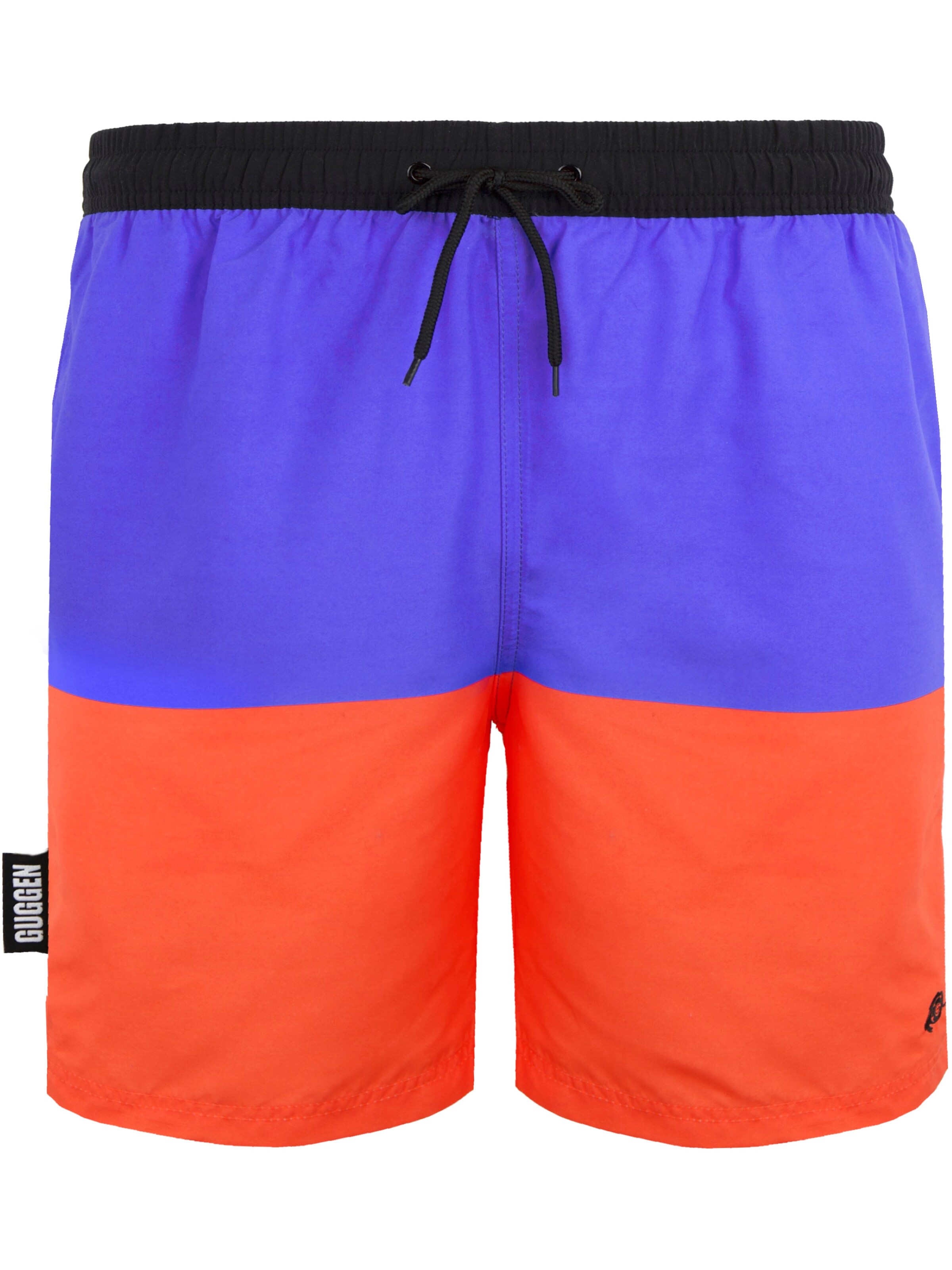 Guggen Mountain Badeshorts 'Boardshorts Style 20'‌‌‌‌‌‌‌‌‌ in Orange: Vorderseite
