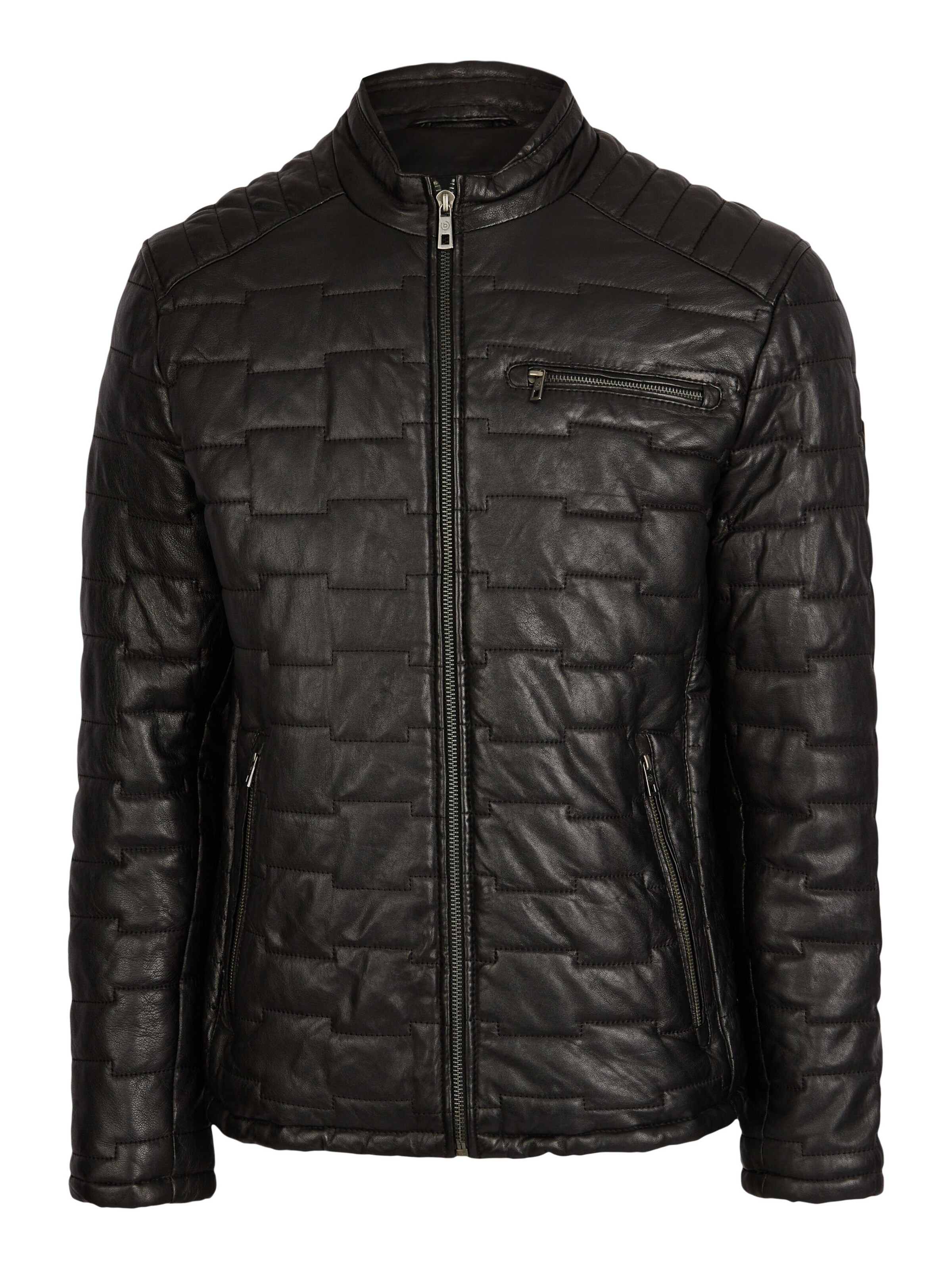 bugatti Tussenjas 'BUSamuele' in Zwart: voorkant