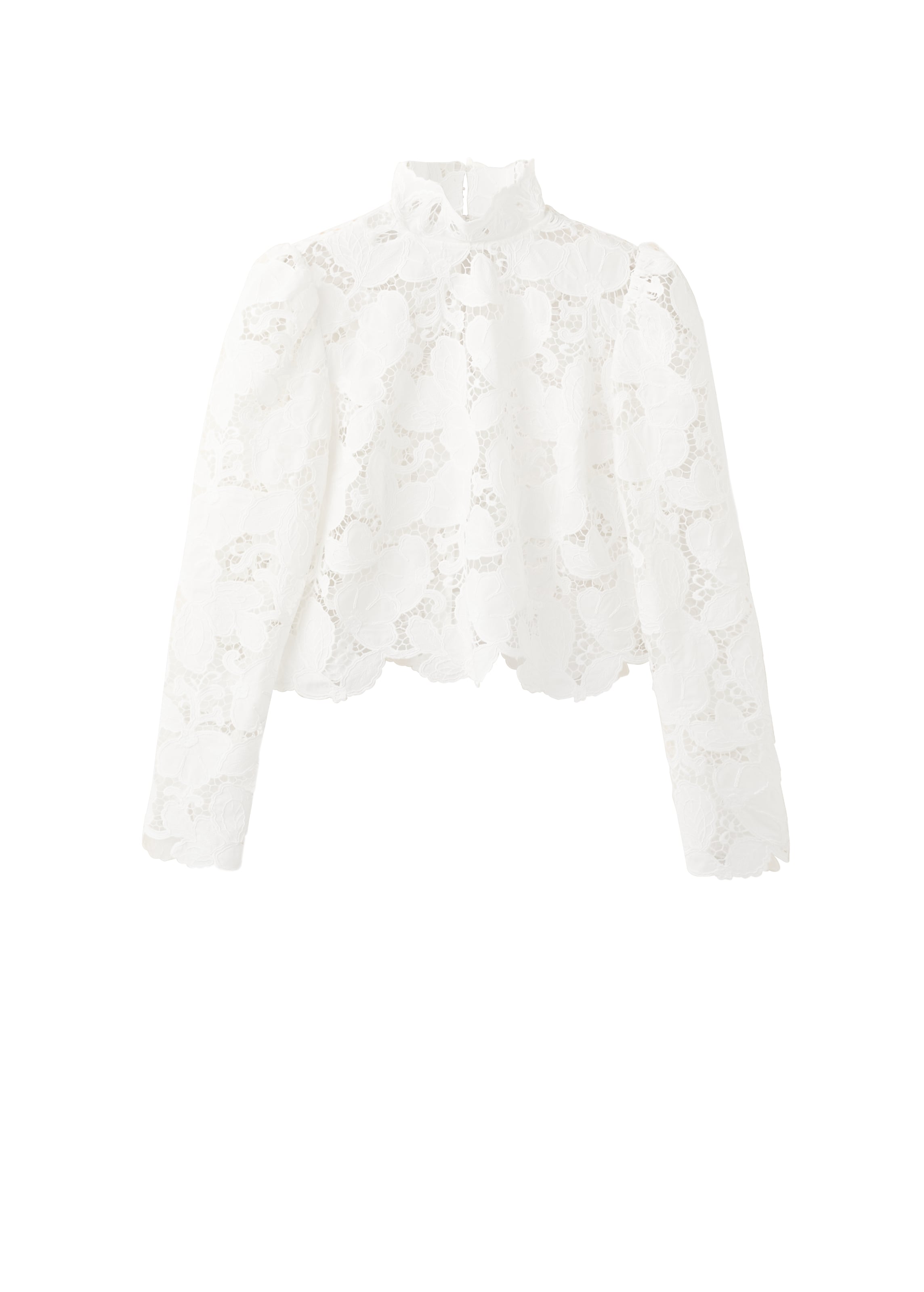 MANGO Blouse in White: front