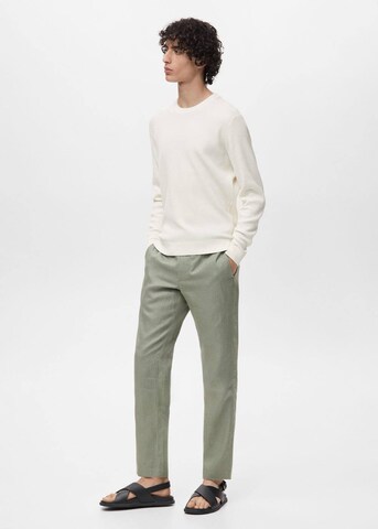 MANGO MAN Pullover 'Antigua' in Weiß