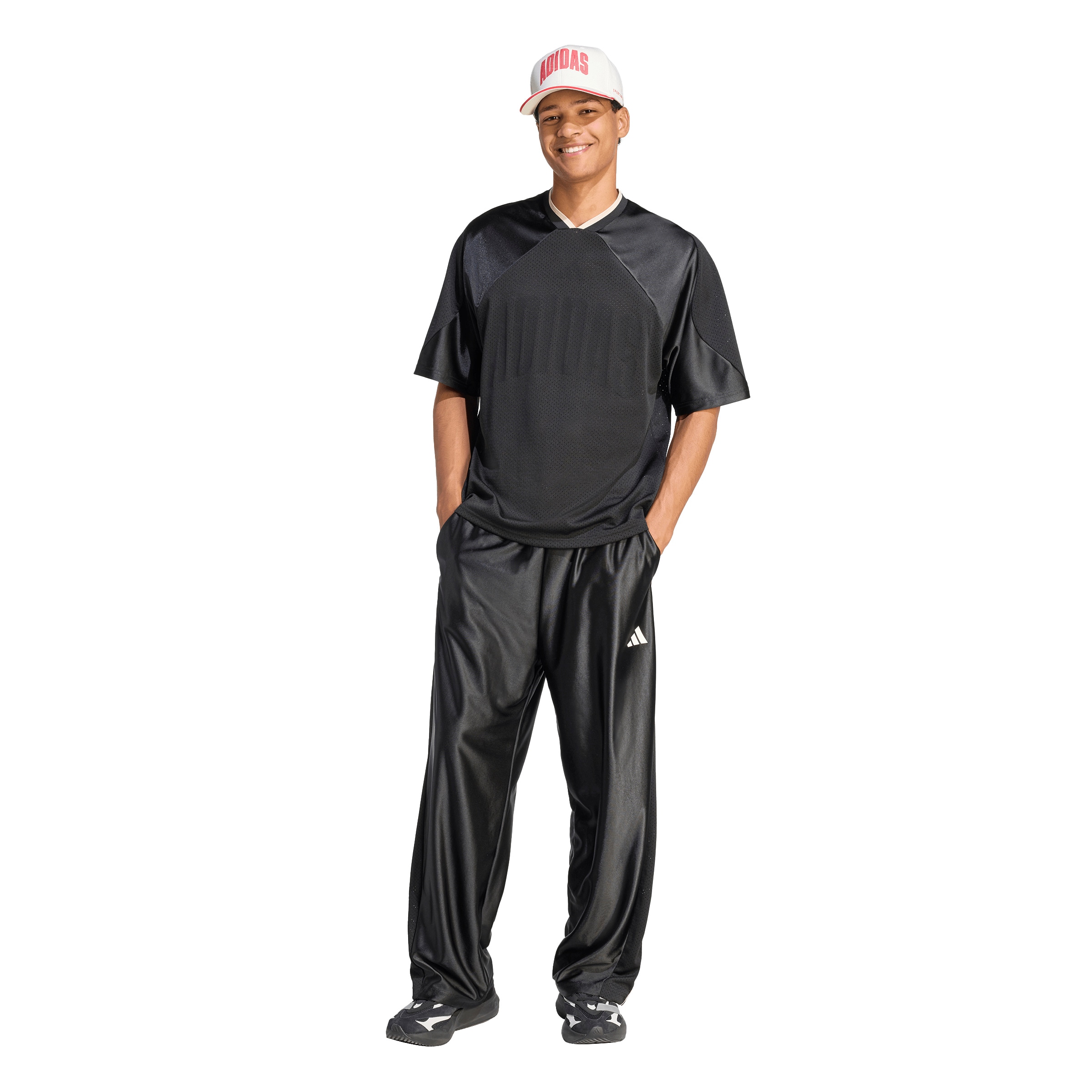 ADIDAS SPORTSWEAR - Loosefit Pantalón deportivo 'STA SEAS' en negro