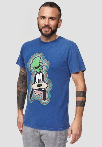 Recovered Shirt 'Disney Goofy Outline' in Blue