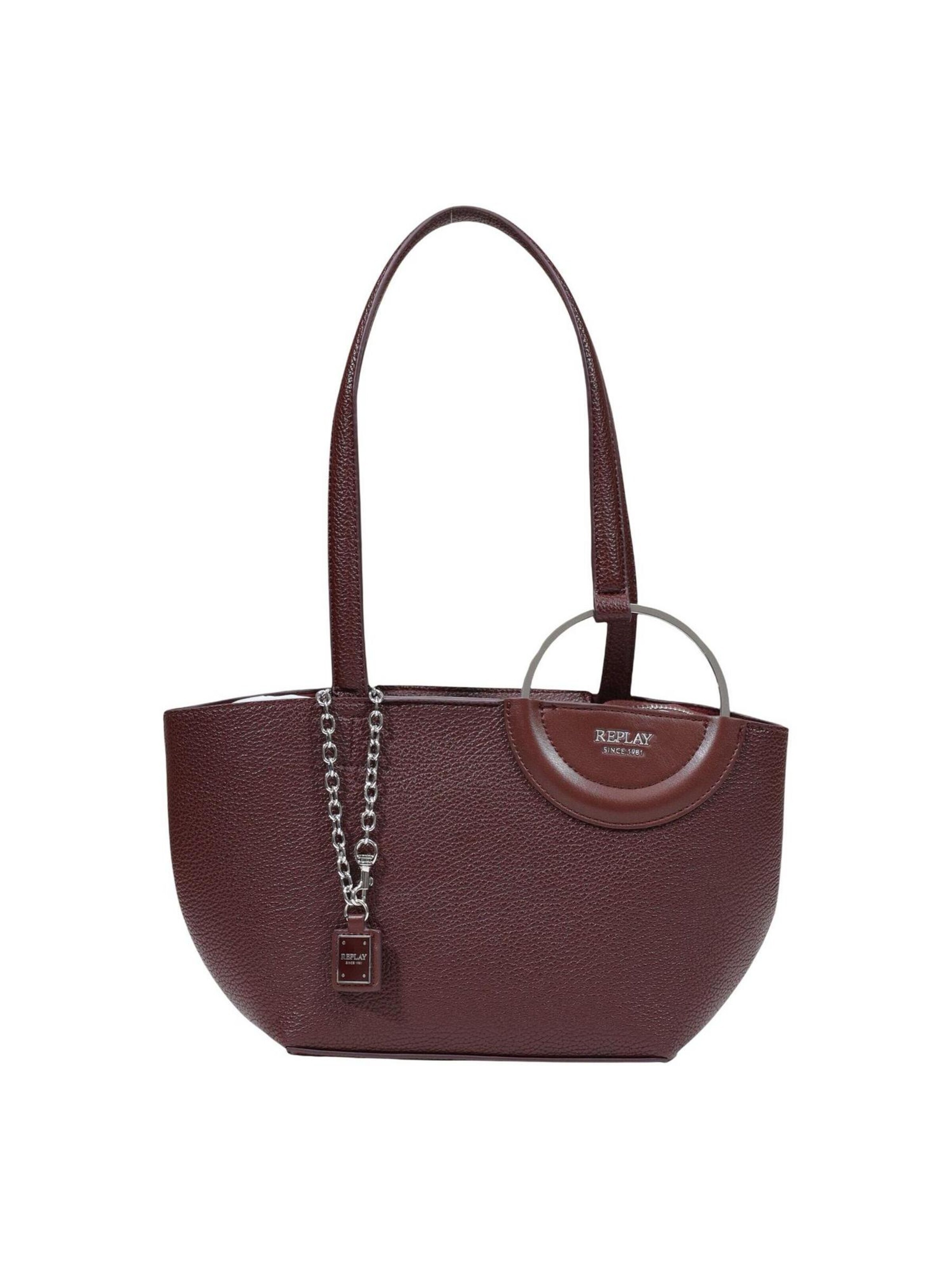 REPLAY - Bolso de hombro 'HAMMERED SYNTHETIC FW01C7.000.A7243S' en rojo: frente