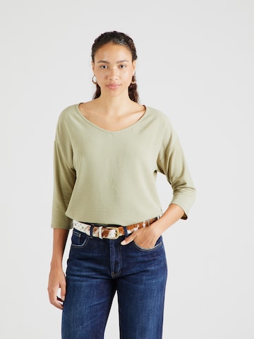 T-shirt QS en vert : devant