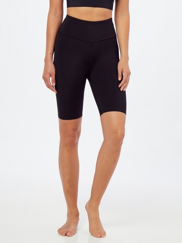 Hey Honey Skinny Workout Pants in Black: front