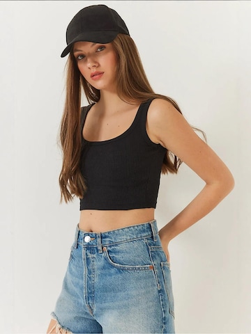 Bianco Lucci Top in Blauw