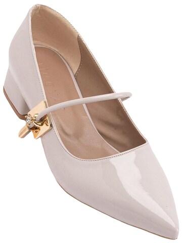 Limoya Slingback Pumps 'Damen-Absätze' in Beige: front