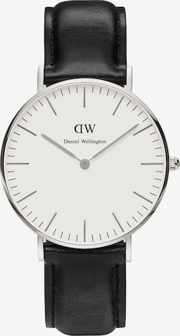 Daniel Wellington Analoog horloge in Zwart: voorkant