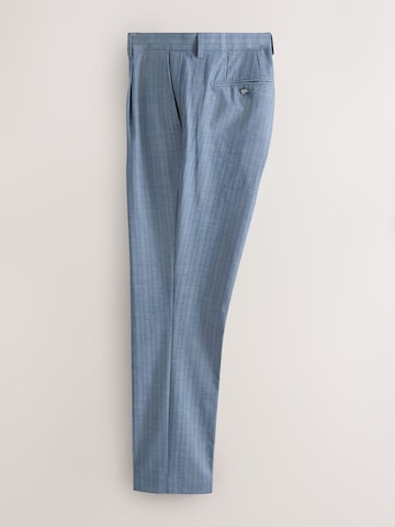 Next Slim fit Pleated Pants in Blue