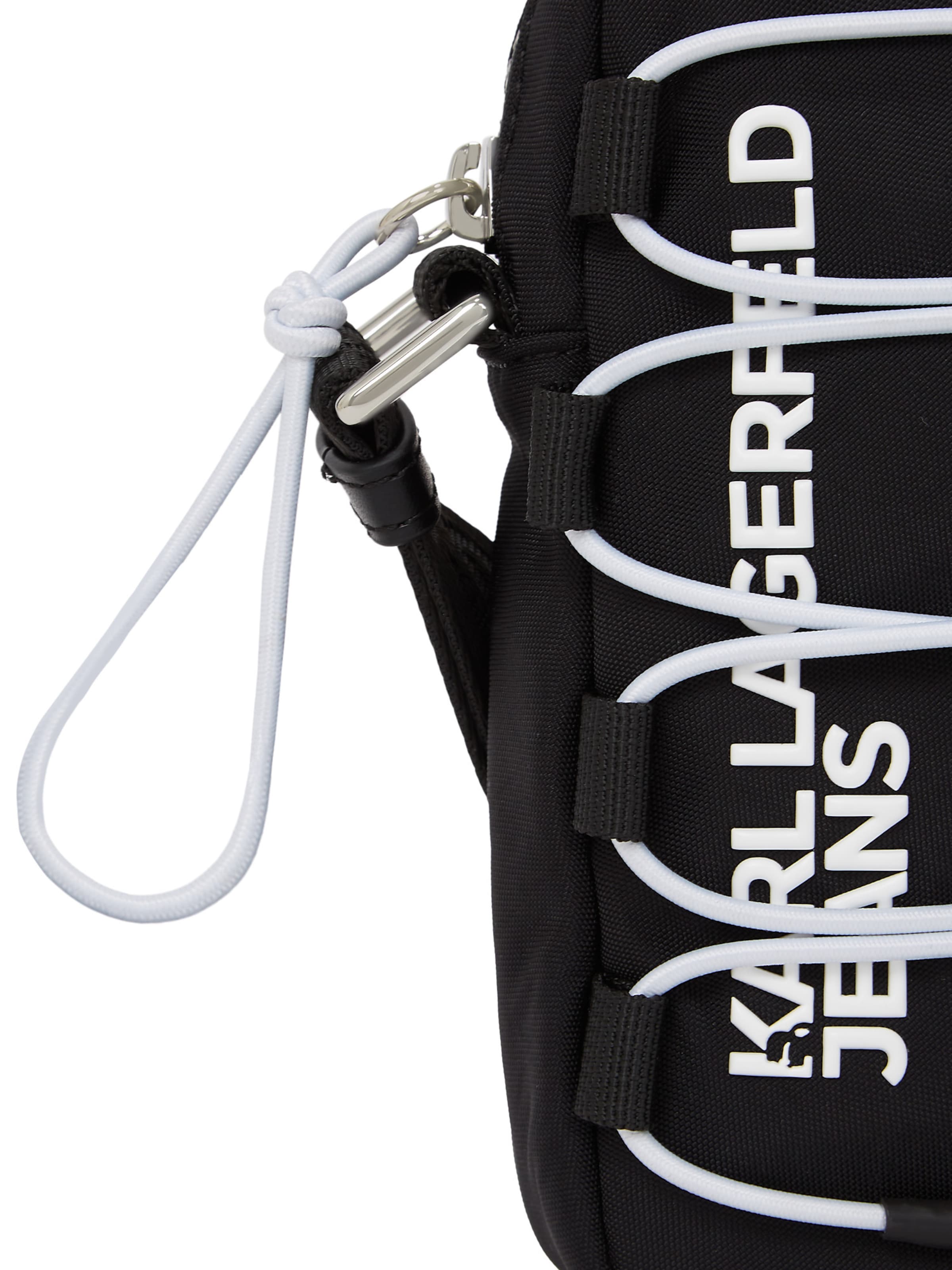 KARL LAGERFELD JEANS Válltáska 'Pouch' - fekete