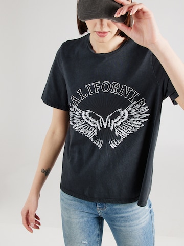 VILA T-Shirt 'AROCK' in Schwarz