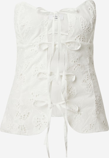 millane Blouse 'Pia' in de kleur Offwhite, Productweergave