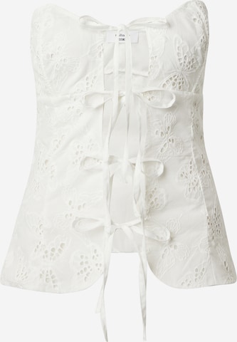 millane - Blusa 'Pia' en blanco: frente