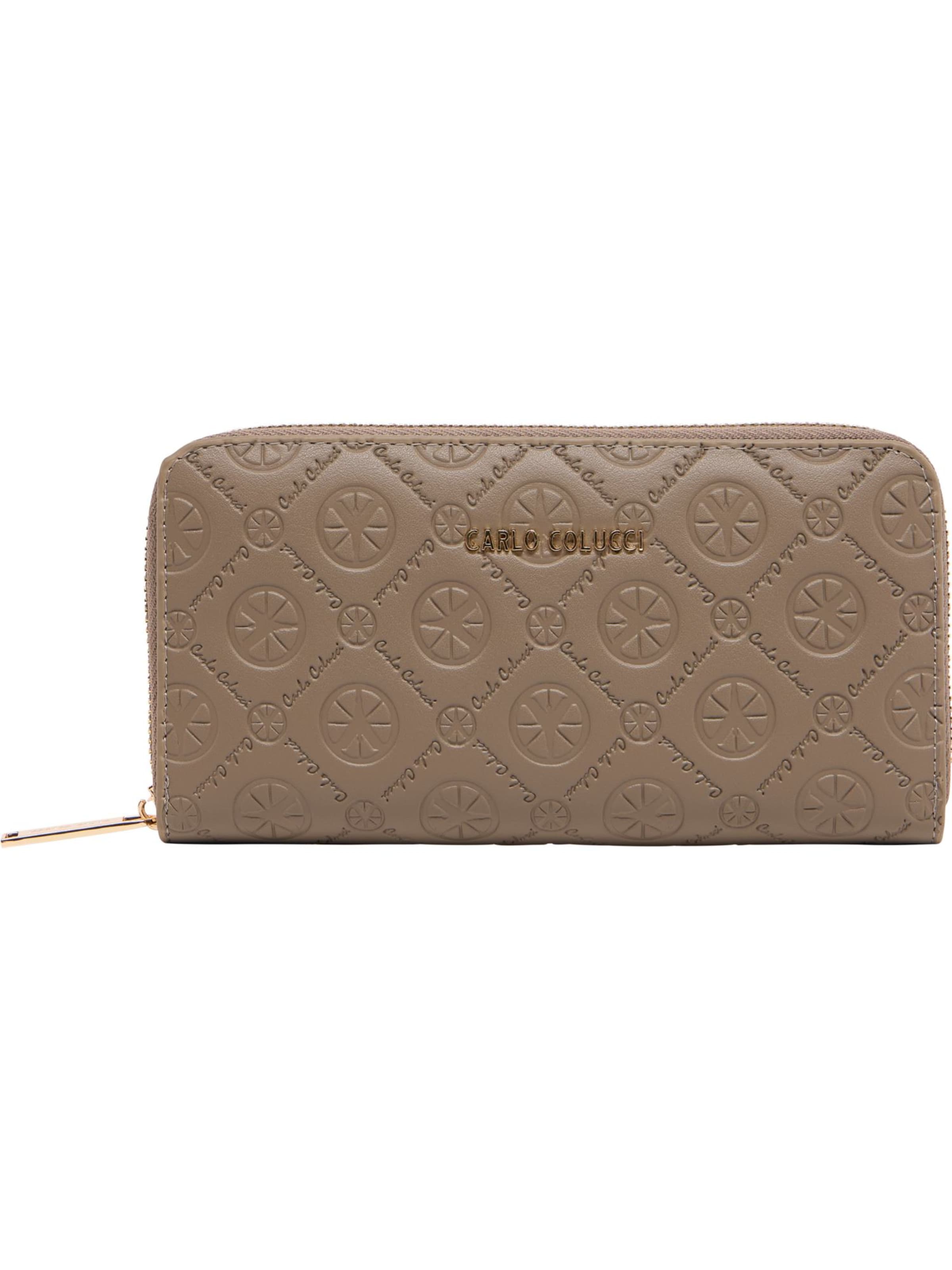Carlo Colucci Geldbörse 'Endrizzi' in Beige: Vorderseite
