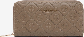 Carlo Colucci Wallet 'Endrizzi' in Beige: front