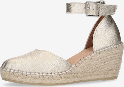 MANFIELD Sandale in gold, Produktansicht