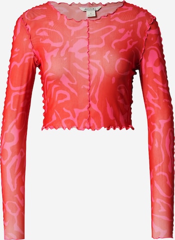 Monki Shirt in Rood: voorkant