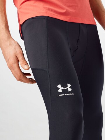 UNDER ARMOUR Skinny Workout Pants in Black