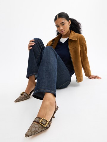 COACH - Zapatos destalonado 'Margot' en marrón