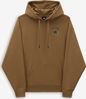 VANSSweater majica - smeđa boja: prednji dio