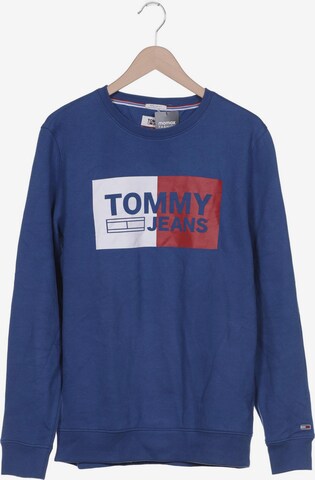 Tommy Jeans Sweatshirt & Zip-Up Hoodie in XL in Blue: front