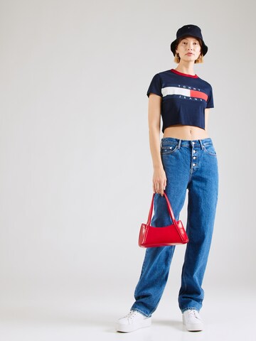 Tricou de la Tommy Jeans pe albastru