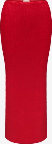 Moda Minx Skirt 'Scrunch Long' in Red: front