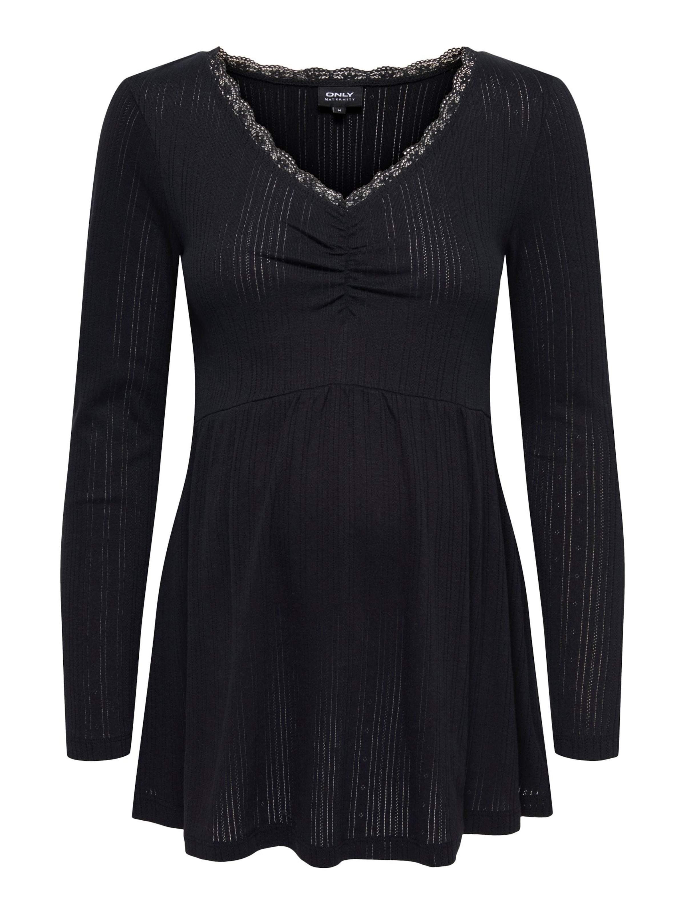 Only Maternity Blouse 'OLMBRIANIA' in Black: front