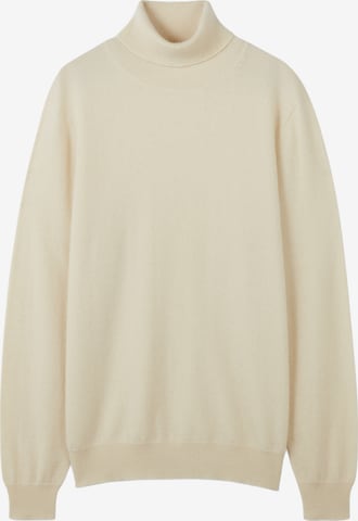 GOBI Cashmere Pullover 'Men's Essential Turtleneck Cashmere Sweater' in Weiß: Vorderseite