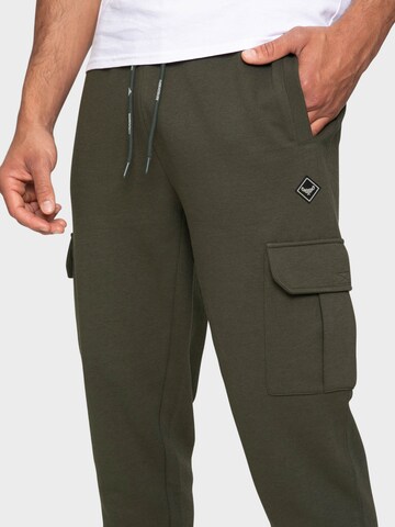 Threadbare Tapered Cargobroek 'Stefan' in Groen