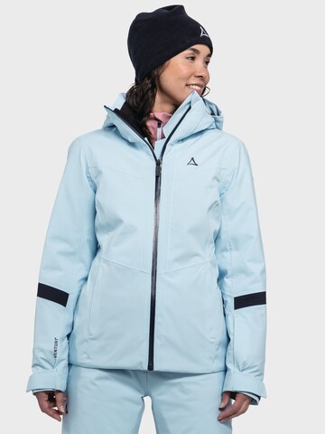 Veste outdoor ' Kanzelwand  ' Schöffel en bleu : devant