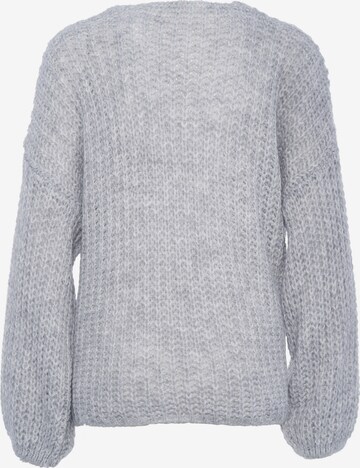 Decay Knit Cardigan in Grey