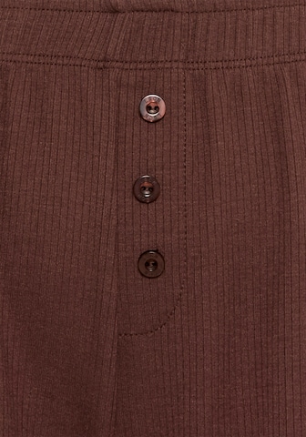 Pyjama LSCN by LASCANA en marron