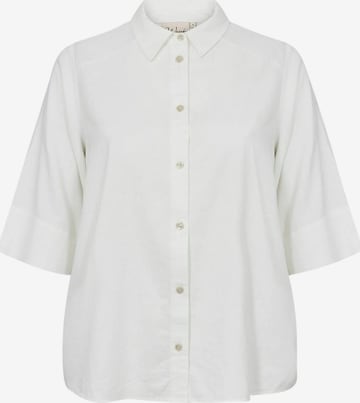 Wasabi Concept Blouse 'Corinna 15' in Wit: voorkant