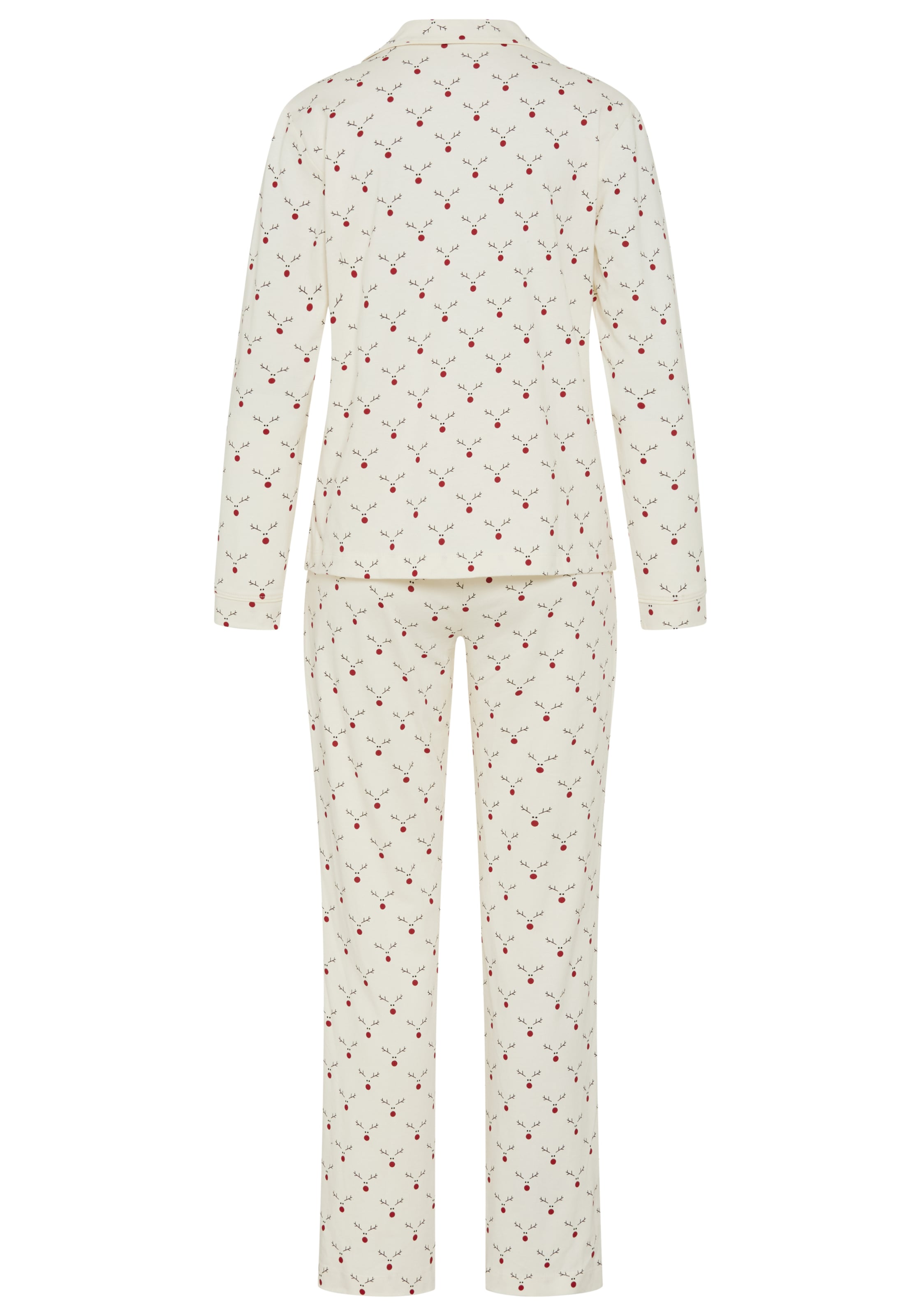 Pyjama LASCANA en beige : derrière
