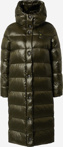 Blauer.USA Ανοιξιάτικο και φθινοπωρινό παλτό σε πράσινο: μπροστά