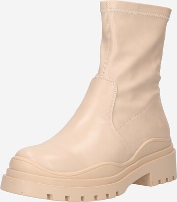 VERO MODA Ankle Boots in Beige: front